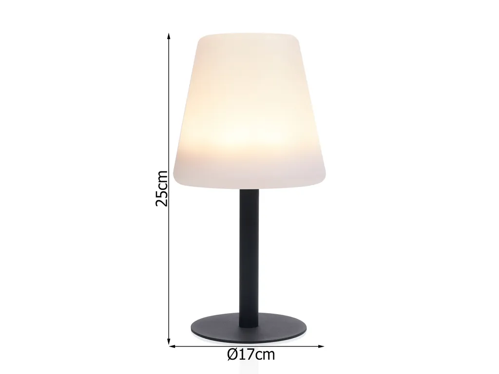Lampe de table pour extérieur solaire - Éclairage blanc chaud nomade - 8