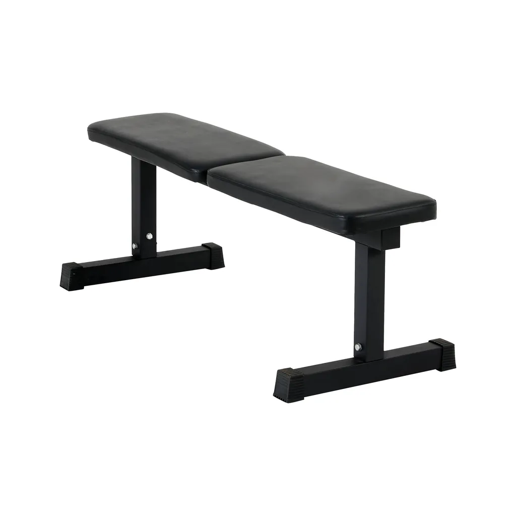 Banc d'entraînement plat Rebel RBA-2000 noir - Banc de muscu fitness