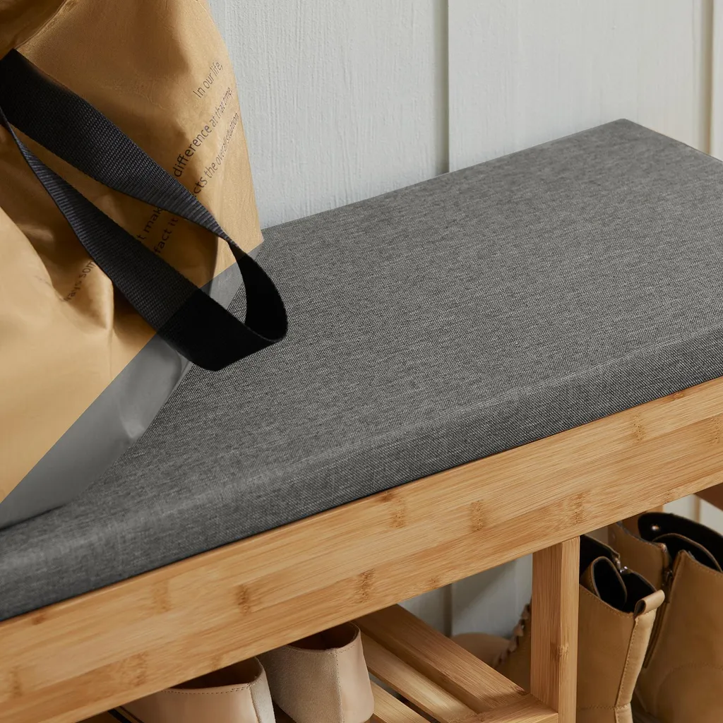 Meuble d'entrée NATUR : banc de rangement chaussures style scandinave - 5