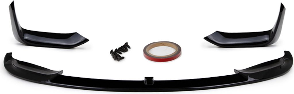 Sport Front Spoiler Lippe schwarz glänzend passt für BMW 3er F30 F31 M3 Zubehör Stoßstange oder Hausmarke 1680+1635