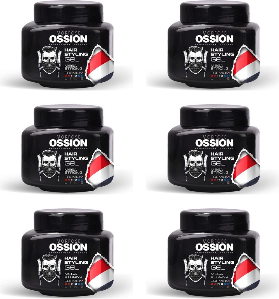 Ossion Premium Barber Line Hair Gel 6x300 ml