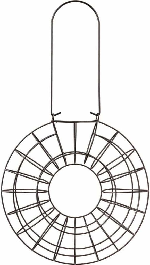 Meisenknödelhalter rund, für 8 Knödel, Metall, schwarz