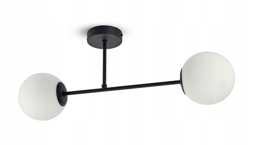 LUXOLAR Led Deckenleuchte - Deckenlampe 2-flammig schwarz Produktbild 9