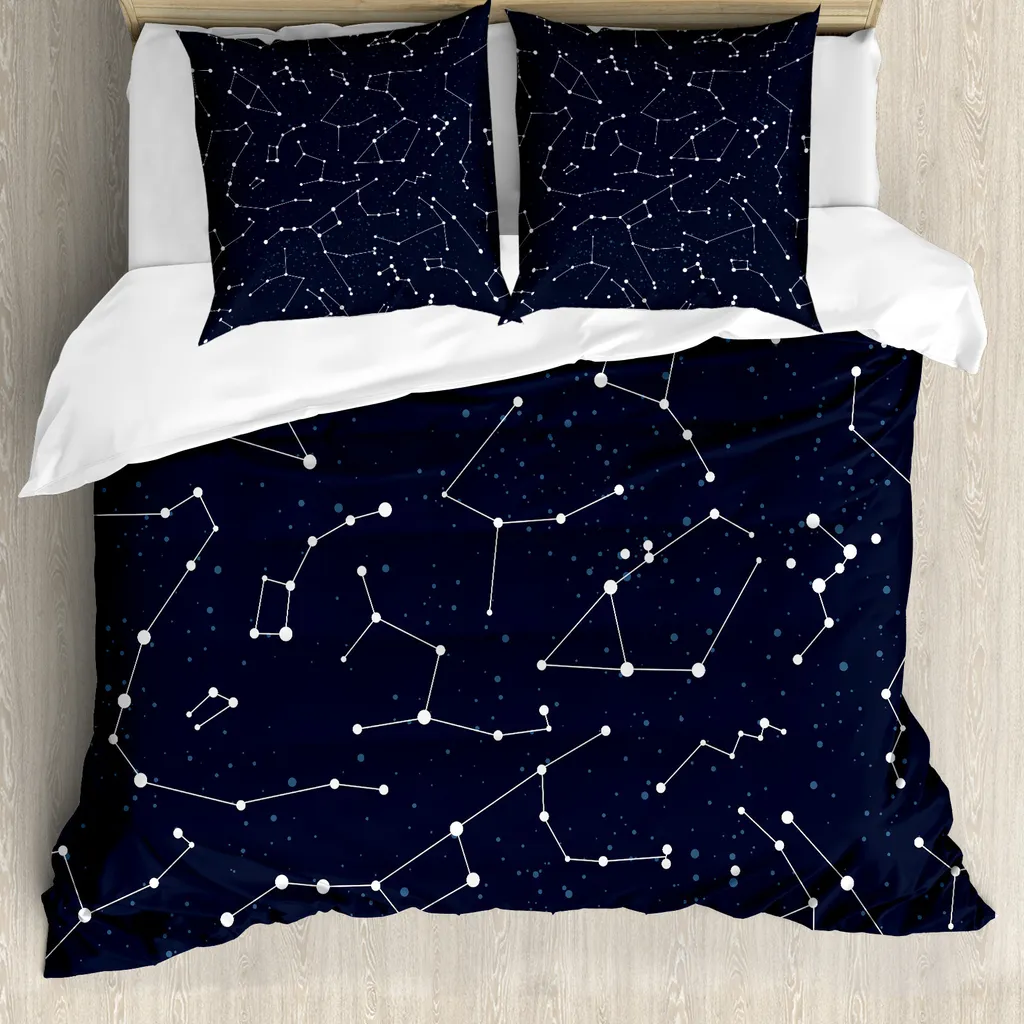 Offerta Copripiumino ABAKUHAUS 155x220 - Stelle Blu - Miglior Prezzo
