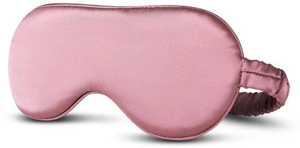 Masque occultant en soie rose pour les yeux anti-âge haute qualité