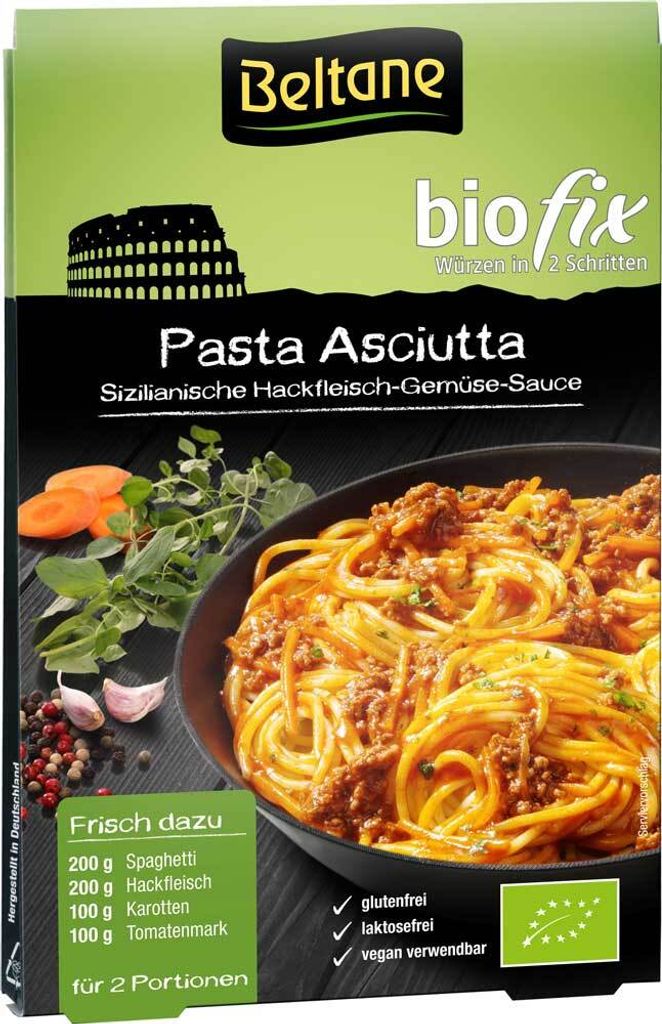 Beltane Pasta Asciutta fissa biologica 29,8g Immagine del prodotto 
