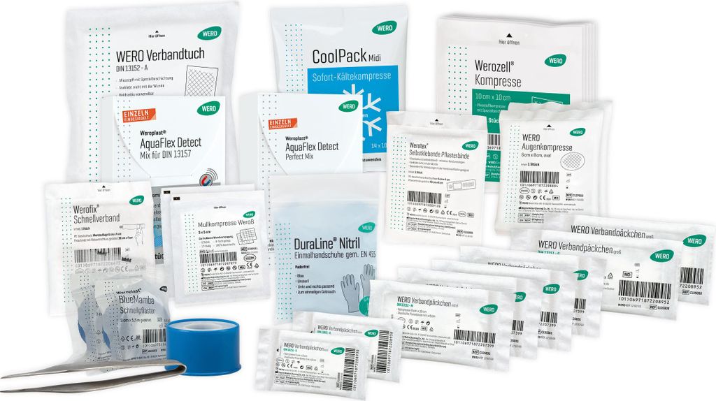 WERO Austausch-Set DIN 13157 Allround mit Weroplast AquaFlex Detect Pflastern
