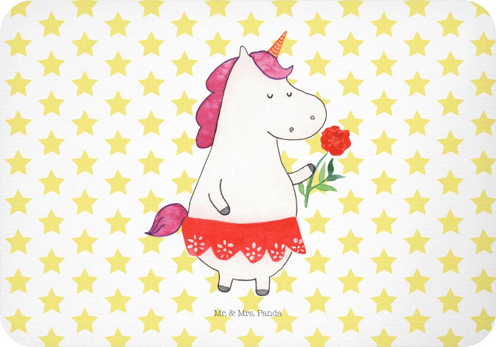 Mr. & Mrs. Panda magnet Einhorn Dame - Weiß - Geschenk, Unicorn, Freundin, Frau, Trennung, haftmagnet, Einhörner, holzmagnet, whiteboardmagnet, k...