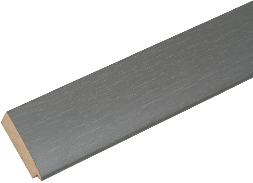 Cornice in Legno S53G Grigio 40x60 cm - Elegante Portafoto da Parete - 2