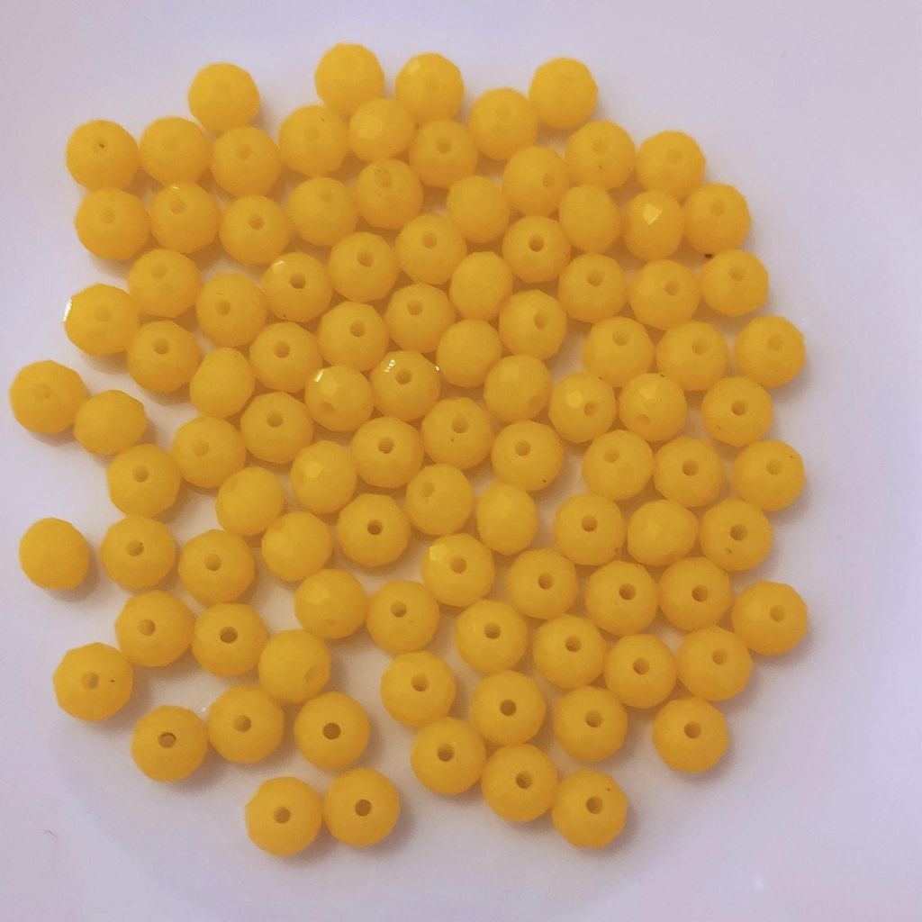 Sklenené korálky - typ 'Facetted' - 160 kusov - 3 mm - Obrázok produktu 
