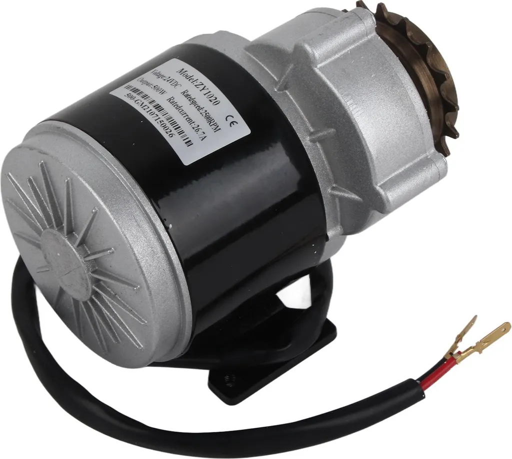 Moteur Électrique 24V 500W Grand Couple pour Franchir Facilement les Côtes