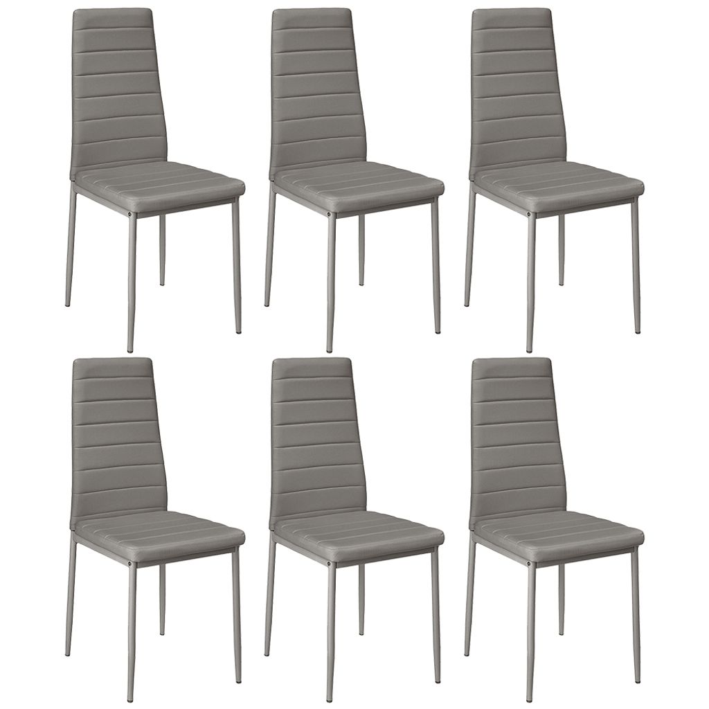 Supfine Lot de 6 chaises de salle à manger,chaise de Image du produit 