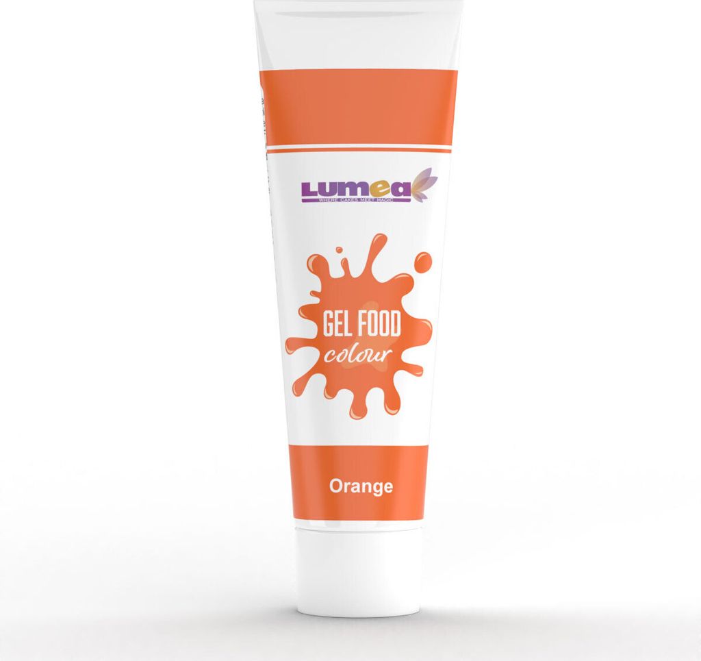 Gel-Lebensmittelfarbe Orange, 30g – Intensiv & mischbar für Fondant, Marzipan, Cremes & mehr