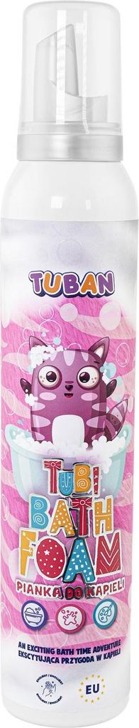 Tuban Badeschaum rosa 200 ml - feuchtigkeitsspendendes Kinderspielzeug