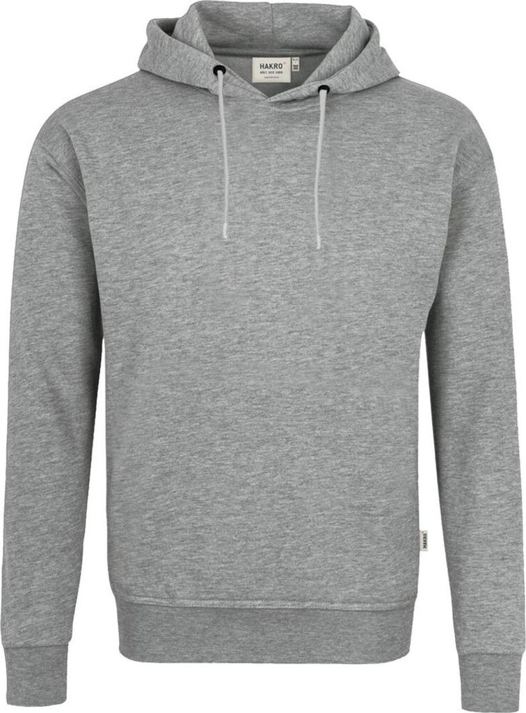 HAKRO Hakro Kapuzen-Sweatshirt Baumwolle #560 Gr. M grau meliert
