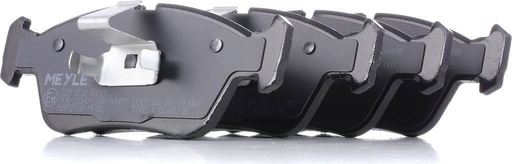 MEYLE 025 232 8717 Bremsbeläge Vorne für BMW 3 Limousine Produktbild 