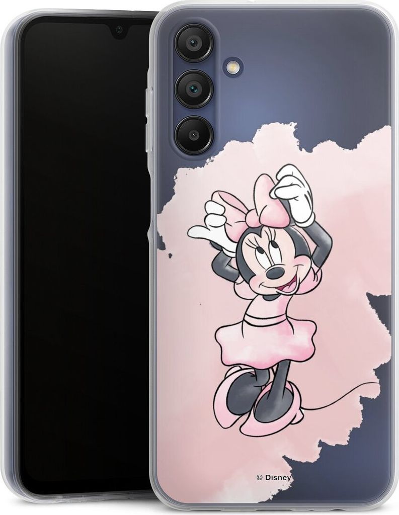 DeinDesign Handyhülle für Samsung Galaxy A15 5G Silikon Hülle Case Smartphone Schutzhülle Disney Mickey & Minnie Mouse Motiv ohne Hintergrund