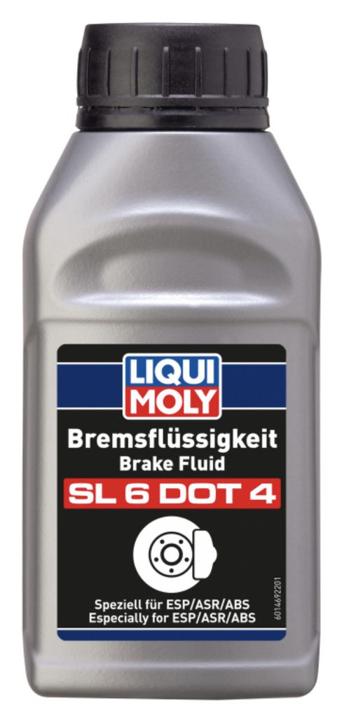 Bremsflüssigkeit SL6 DOT 4 0,25 L Liqui Moly - Zuverlässige Produktbild 