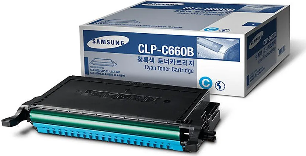Toner original Samsung CLP-C660B cyan à haut rendement série ST885A