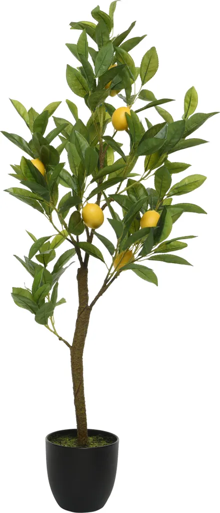 Arbre artificiel CITRON : plante verte sans arrosage pour intérieur