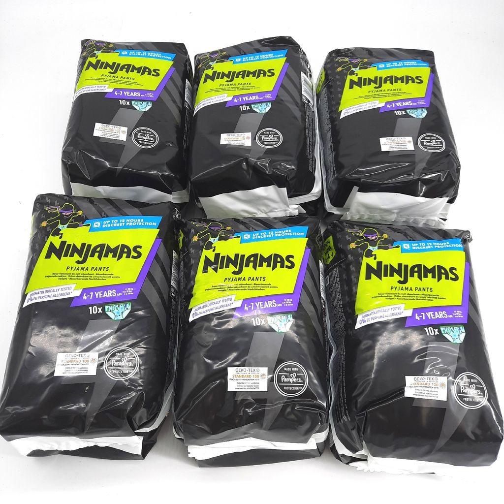 Pannolini da notte Ninjamas per ragazzi (17-30 kg), 60 Immagine del prodotto 