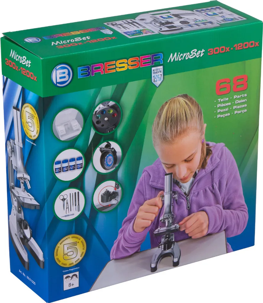 Microscope d'initiation Bresser Junior Biotar pour découvertes SVT - 19