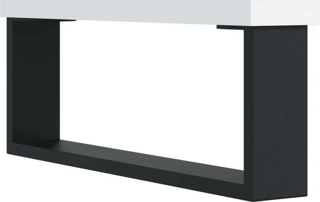 Mobile Porta TV Moderno Bianco 80x36x50 cm - Mobiletto Design Legno - 11