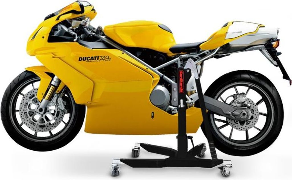 CS Power Classic-Zentralständer für Ducati 749/ 999 03-07 Schwarz Matt
