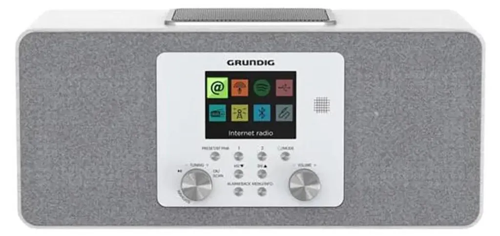 Poste Radio DAB+ 2.1 Grundig DTR 6100 avec WiFi et Son Subwoofer 28W