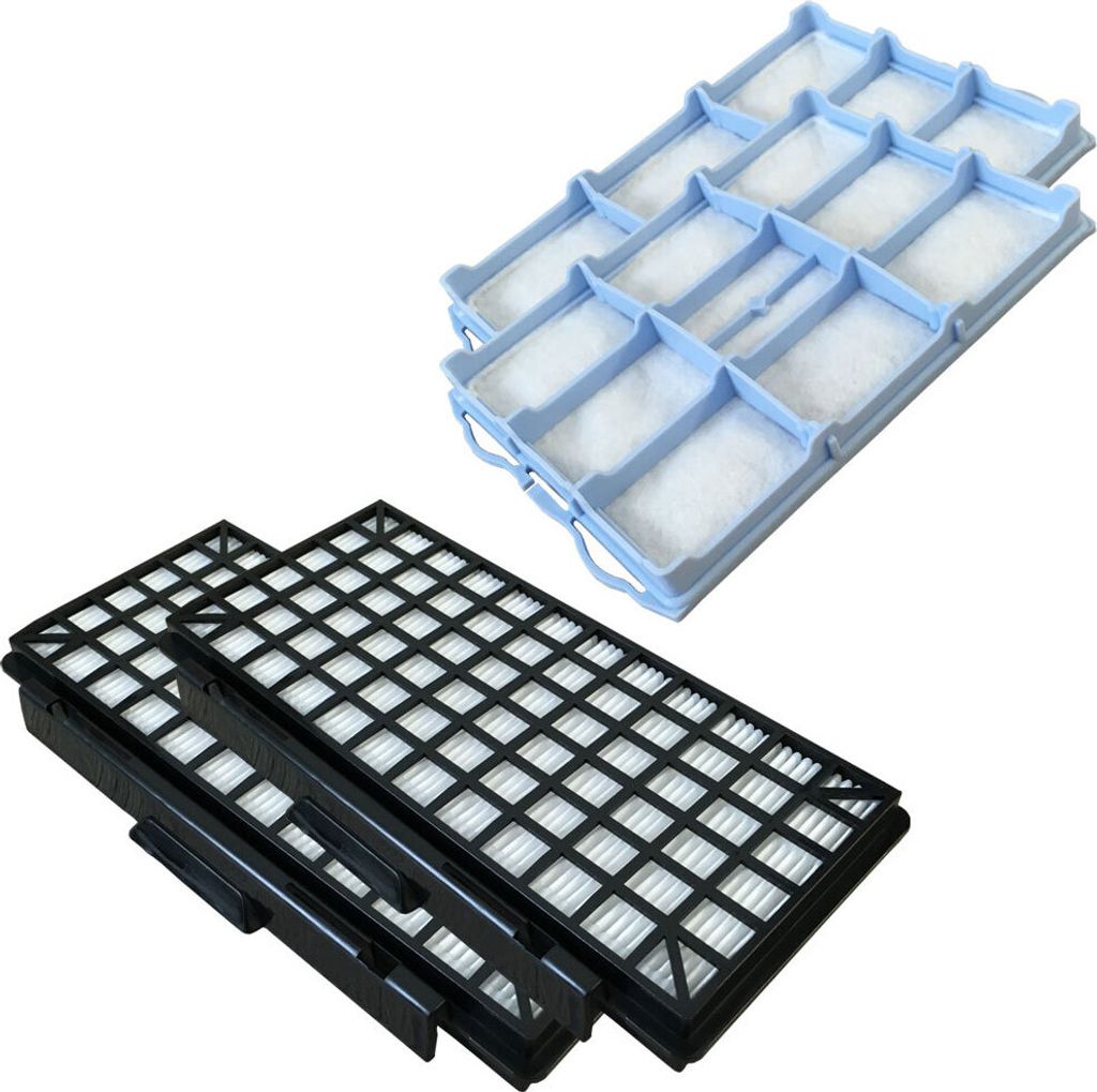 SET - 2x filtro HEPA + 2x filtro motore adatto per Bosch Immagine del prodotto 