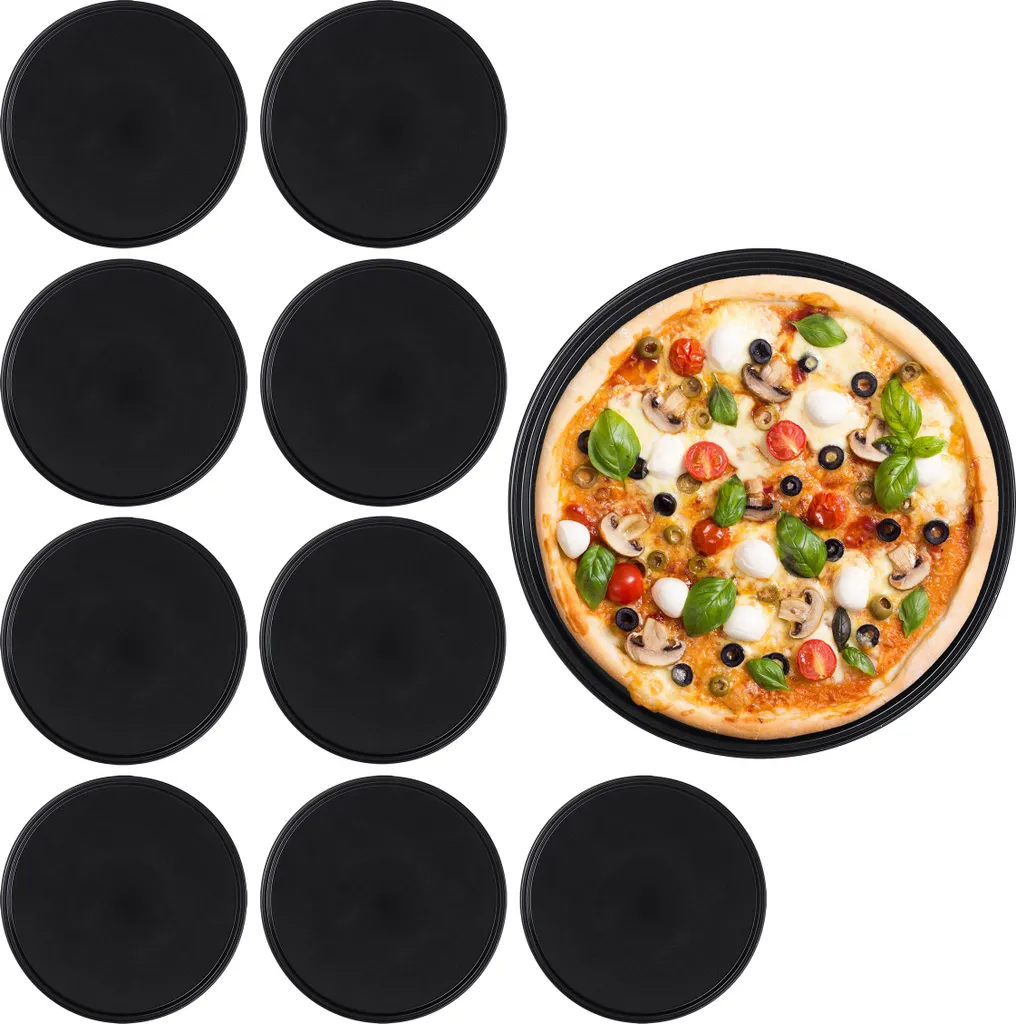 Set 10 Teglie Pizza Relaxdays 32cm | Per le Tue Pizza Night da Sogno