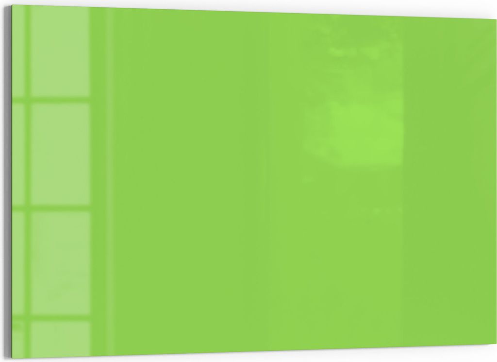 DEQORI Magnettafel Glas 60x40 cm 'Hellgrün' beschreibbar Produktbild 