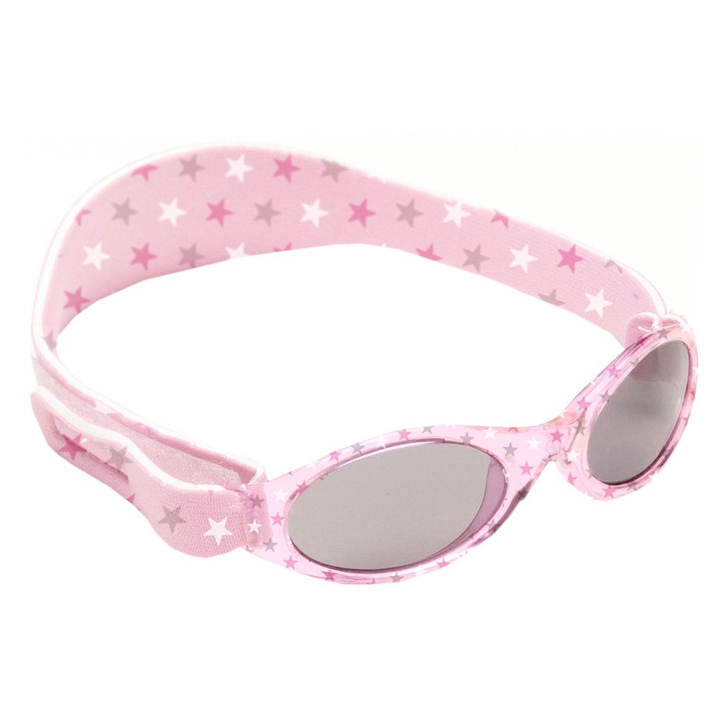 Baby Sonnenbrille weiß/rosa 0-2 Jahre 