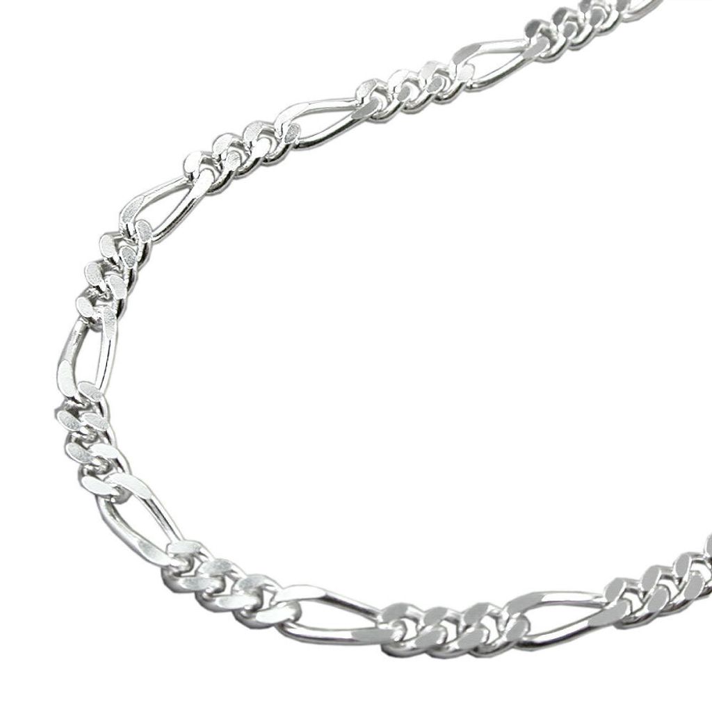 Kette 3mm Figarokette Silber 925 50cm silber 3mm Produktbild 