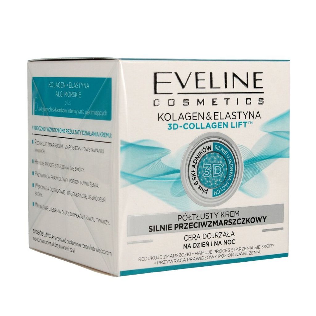 EVELINE 3D Collagen Lift halbfette, hochwirksame Produktbild 