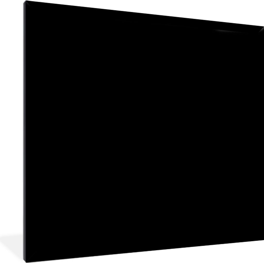 MuchoWow Gerahmtes Poster Schwarz - Muster - Design 40x40 cm - Poster mit Schwarzem Bilderrahmen Wandposter Rahmen Foto Bilder - Mit Rahmen - Wan...