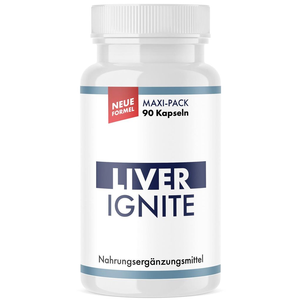 Liver Ignite Kapseln - Qualität direkt für Sie - Kapseln für Männer & Frauen | 90 Kapseln Maxi Pack