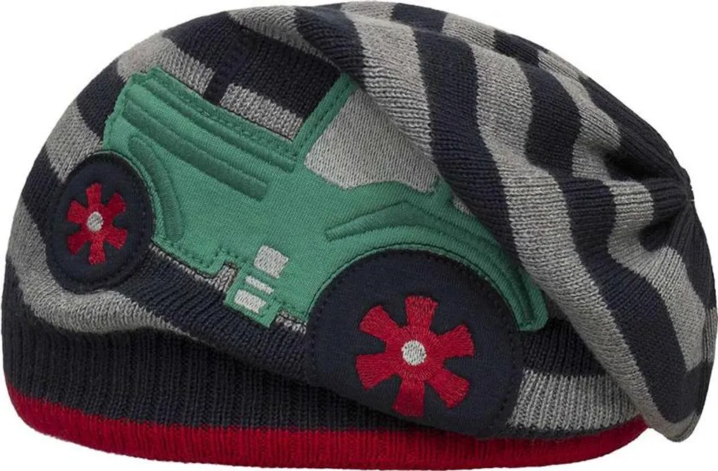 Cappello da ragazzo Döll, grigio/navy, lana/acrilico
