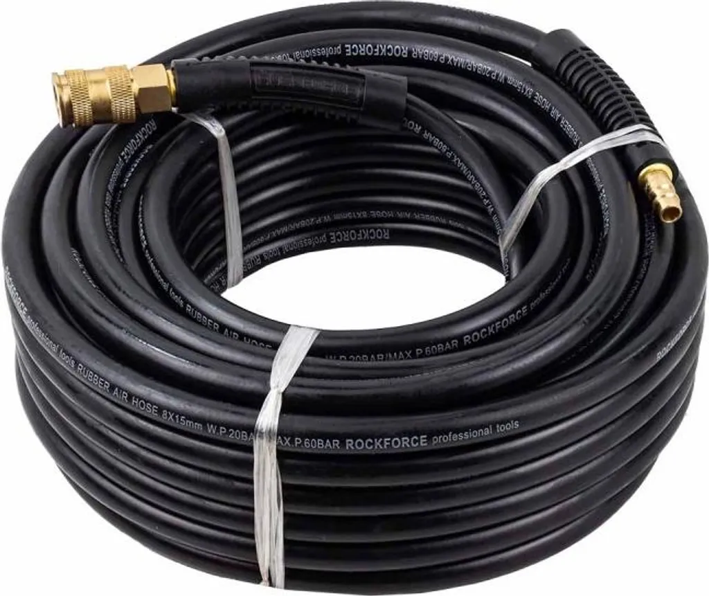 Tubo Aria Compressa 8x15mm 10m 20 Bar Gomma Professionale