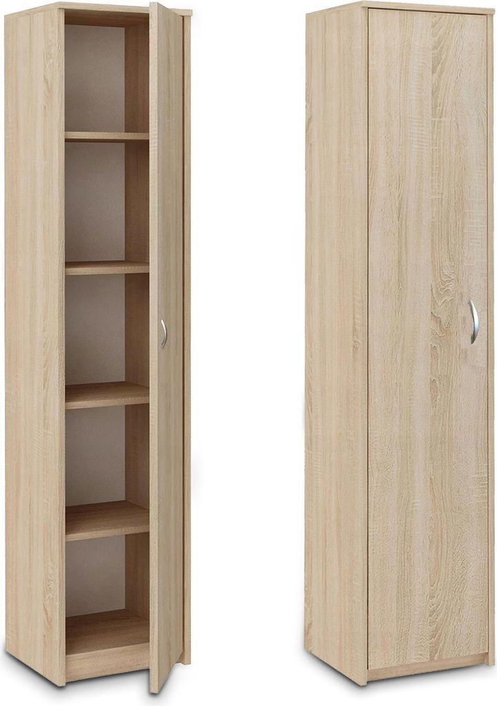 Bücherregal Kleiderschrank Regal 40 cm breit Schrank Produktbild 