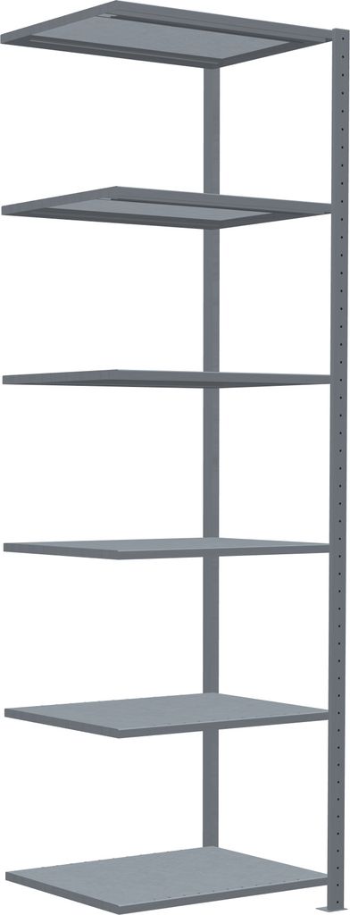 Stecksystem Anbauregal - 2500x 750x600 mm, Typ 250 kg