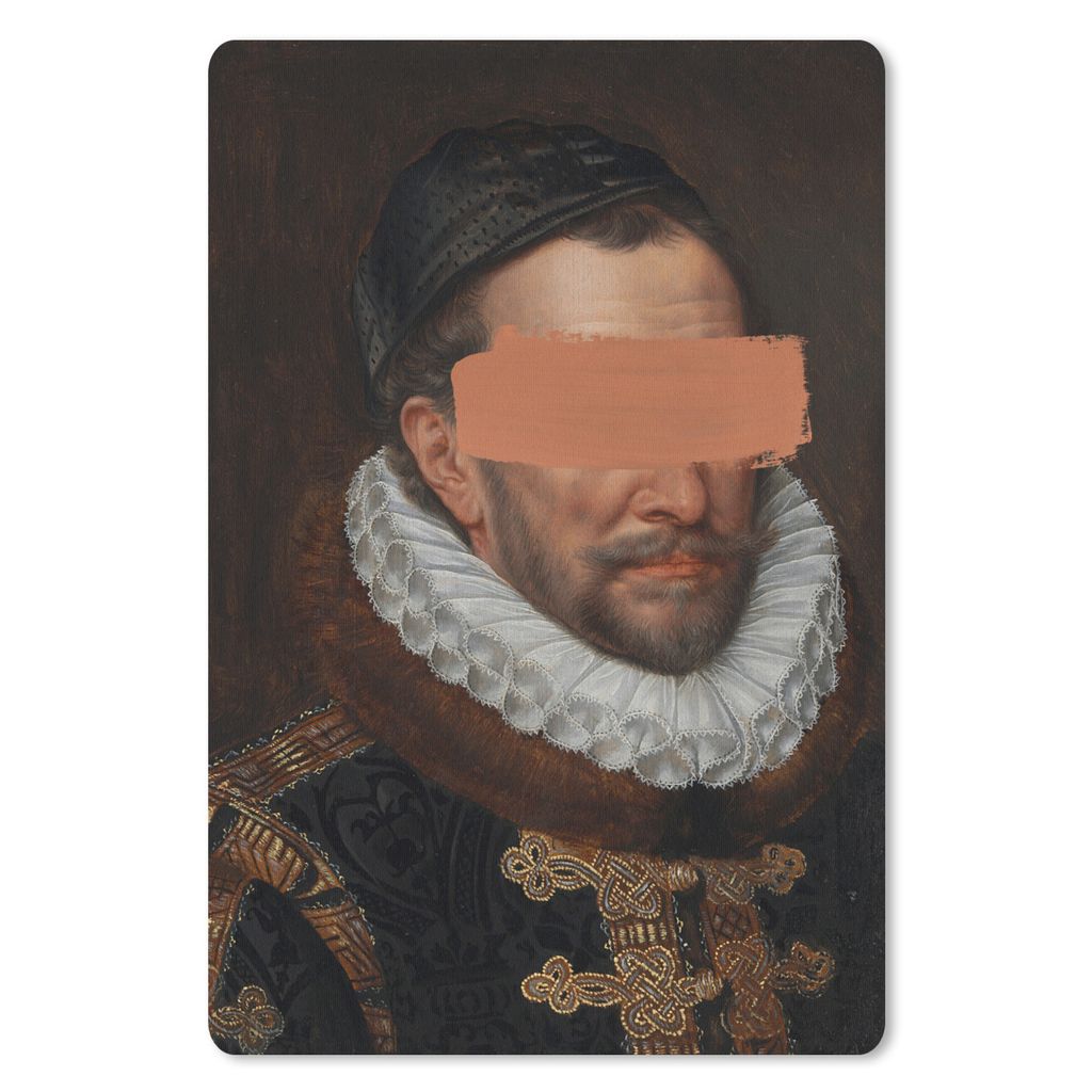 MuchoWow Mauspad Mousepad Wilhelm von Oranien - Adriaen Thomasz - Gemälde 18x27 cm - Mousepads - Maus Mat - Pad - Mausunterlage