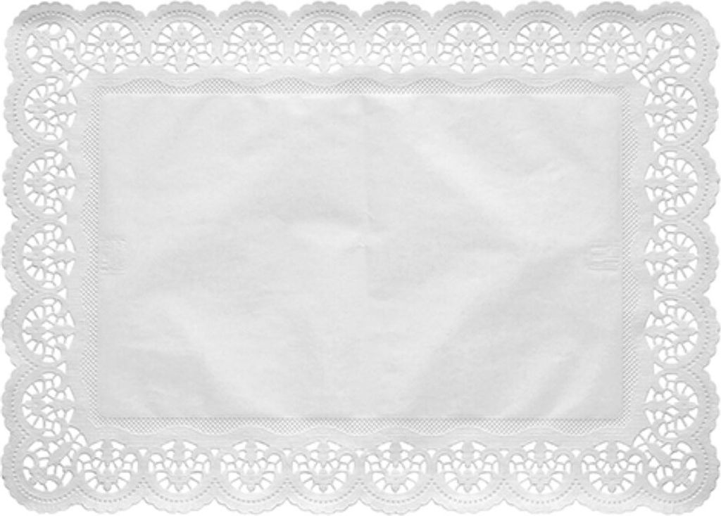 Carte per pizzi Papstar quadrate 53 x 32,5 cm bianche 100 Immagine del prodotto 