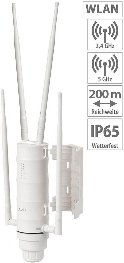 7links WLR-1200 Antenne répéteur WiFi extérieure résistante Image du produit 