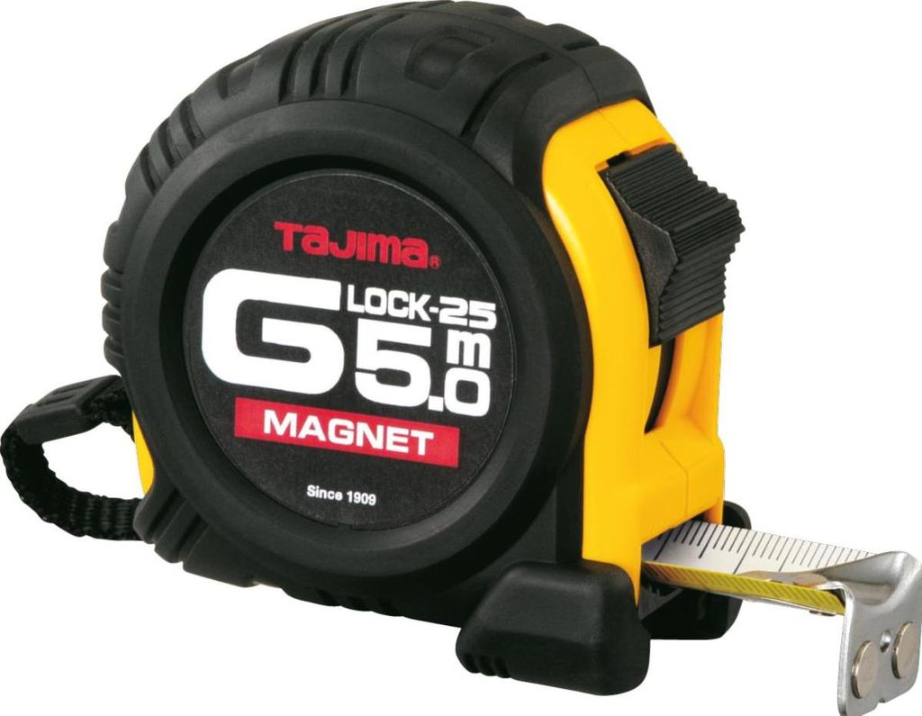 Tajima Maßband 5 m, Breite 25 mm, Bandmaß mit Magnet, Immagine del prodotto 