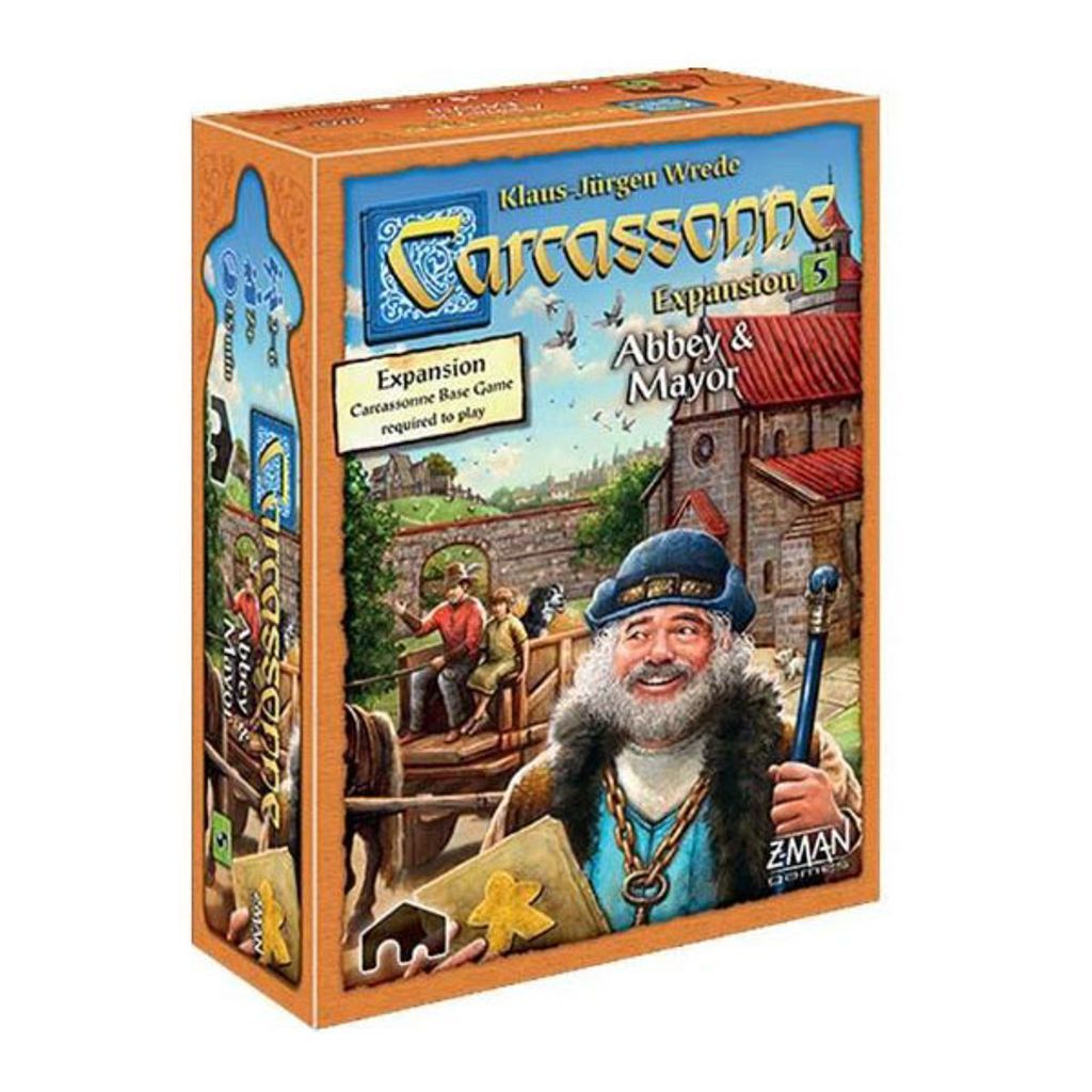 Carcassonne: Abbey & Mayor 5. Erweiterung Brettspiel