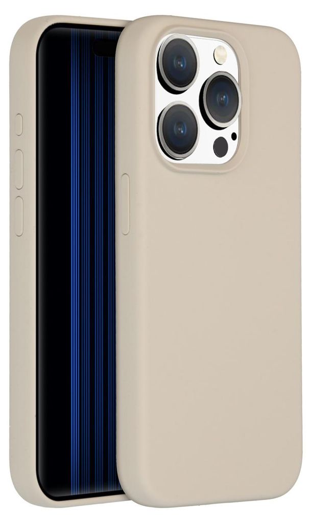 Accezz Liquid Silikoncase iPhone 15 Pro - Stone