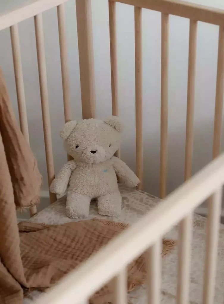 Solution Sommeil Bébé Nounours Beige Szumisie avec Capteur de Bruit