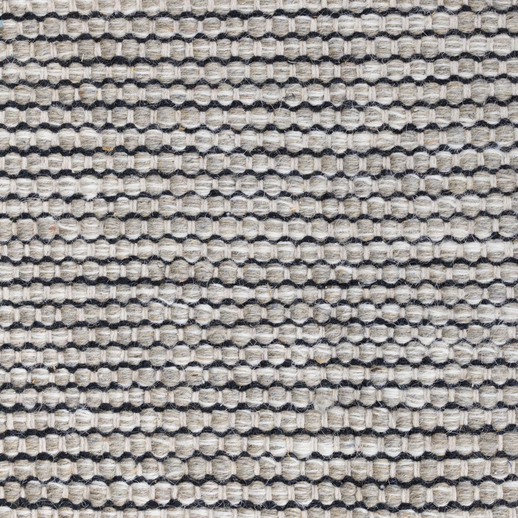MY-RUG Teppich,Roshni, 230x160, Wollteppich grau schwarz, Produktbild 4