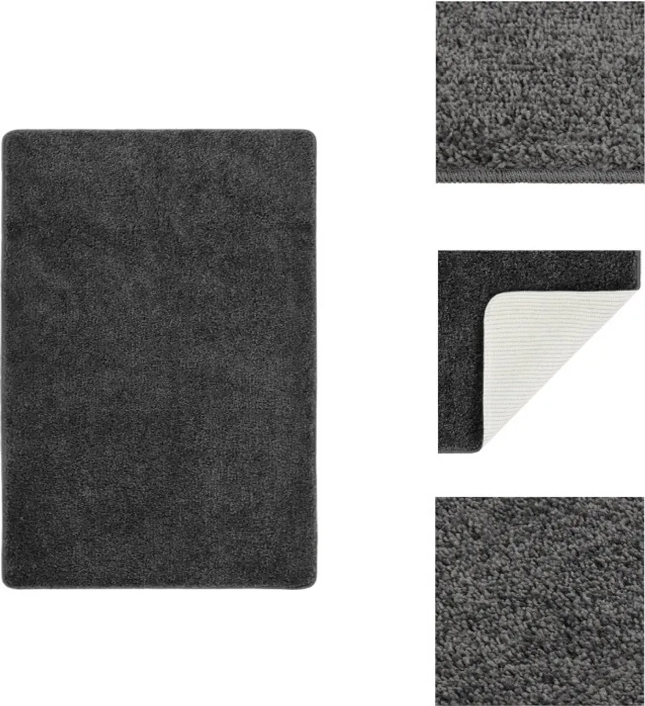 Tapis de Salon Moelleux et Épais Antidérapant Format Rectangulaire